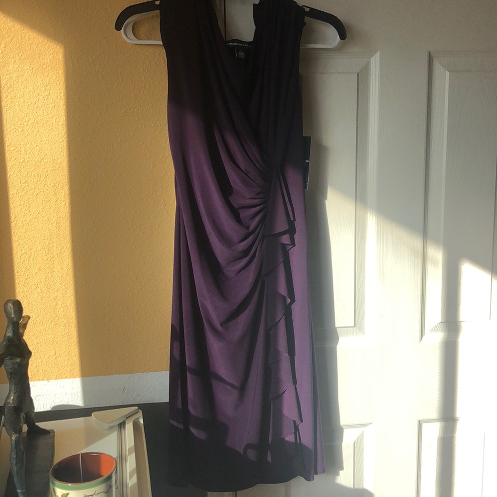 Elegant purple dress